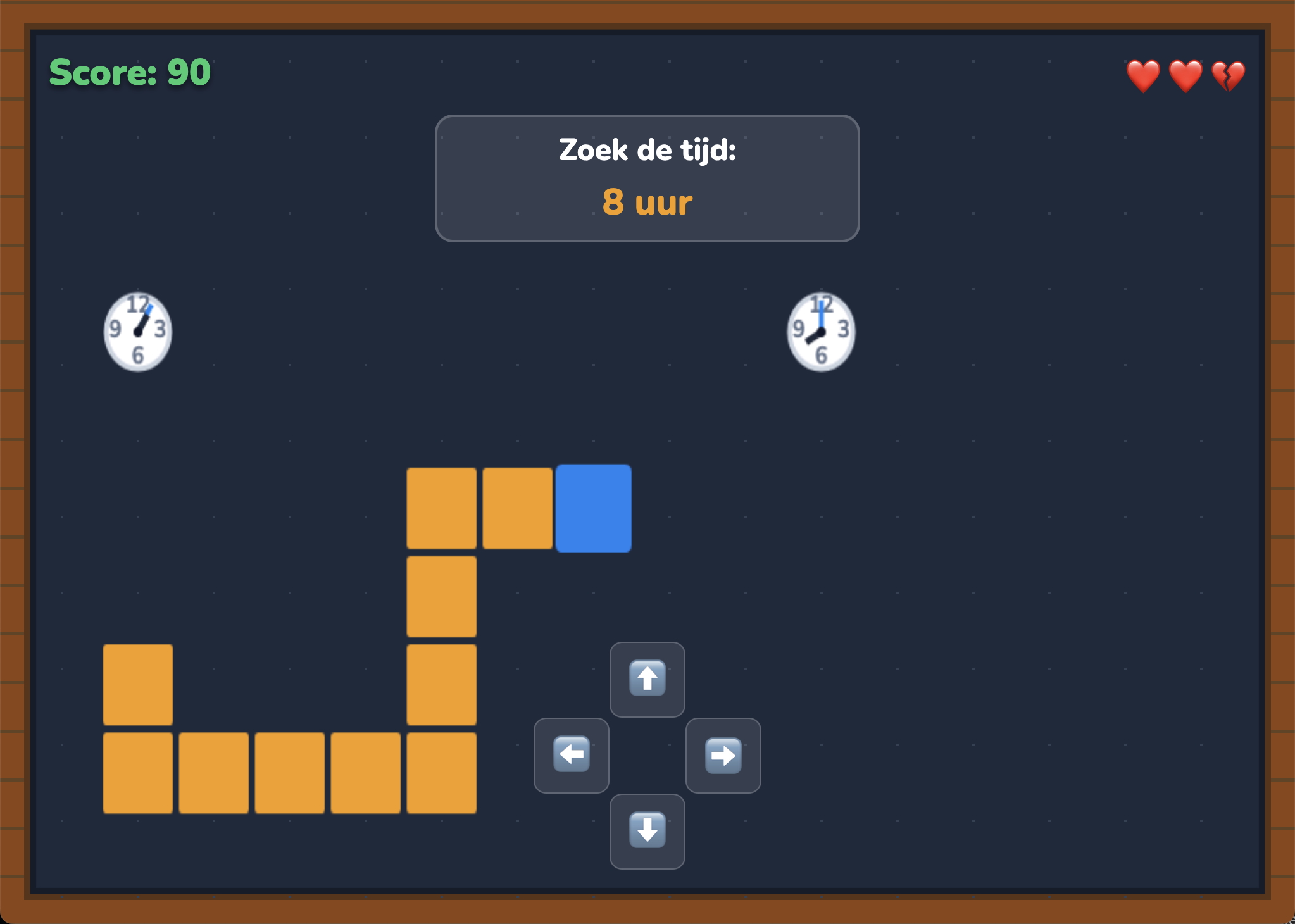 Tijd Slang minigame